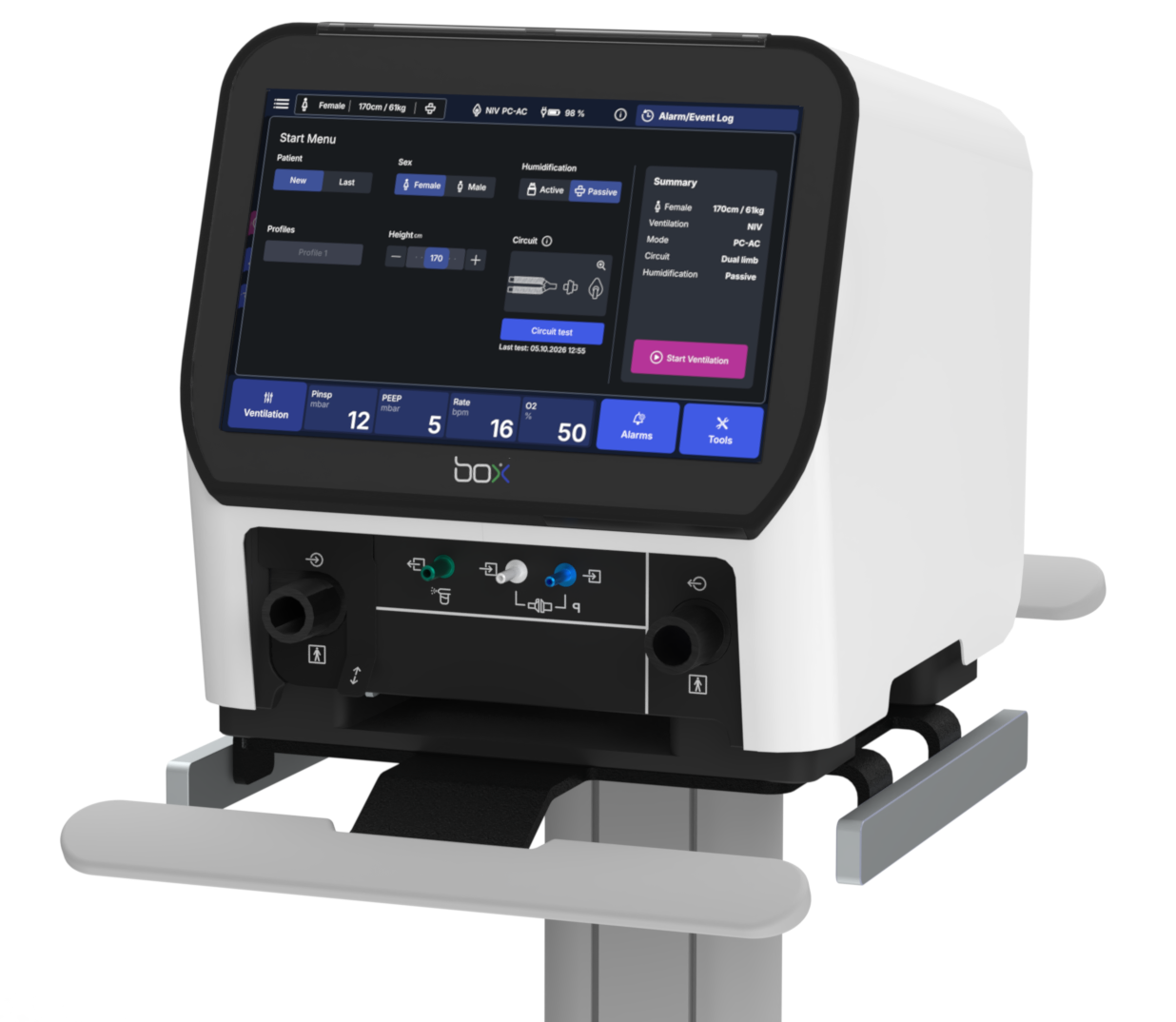 box ventilator IMT Innovations frontside edge mirrored