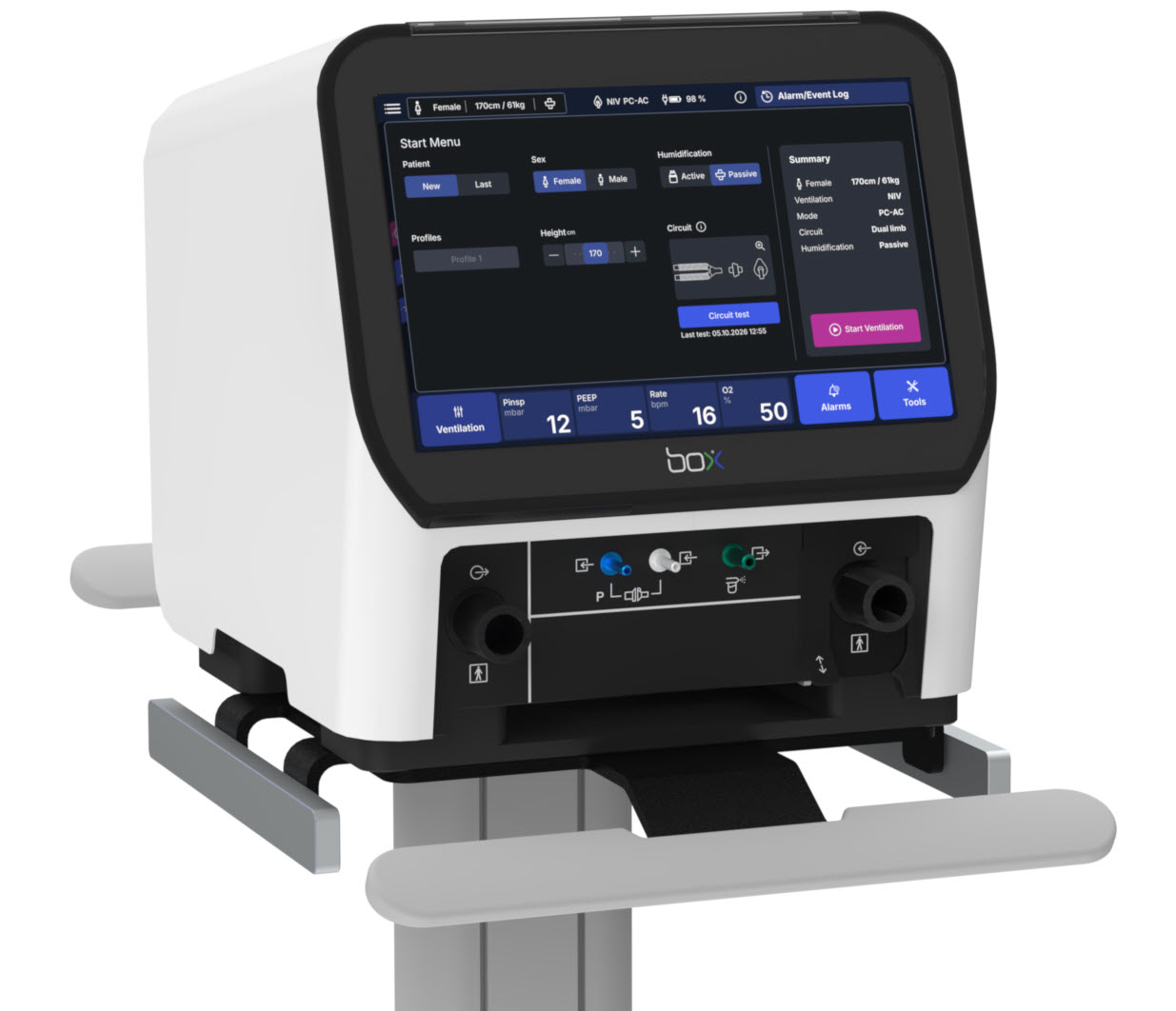 box ventilator IMT Innovations frontside edge